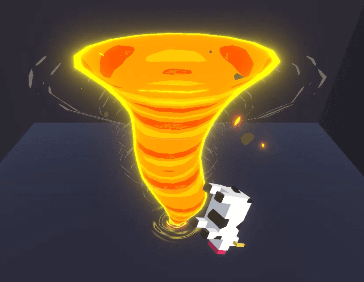Orange tornado VFX